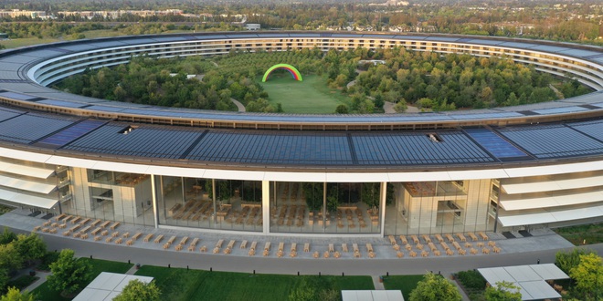 Xem cận cảnh Apple Park cực kỳ hoành tráng dưới ống kính flycam - Ảnh 3.