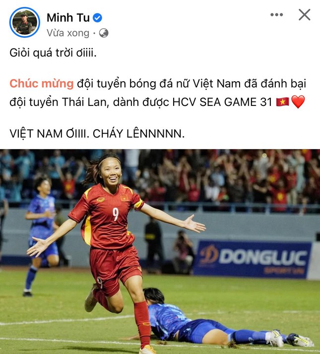 Dàn sao bùng nổ mừng HCV SEA Games của tuyển nữ: Tuyệt vời các cô gái Việt Nam! - Ảnh 10.