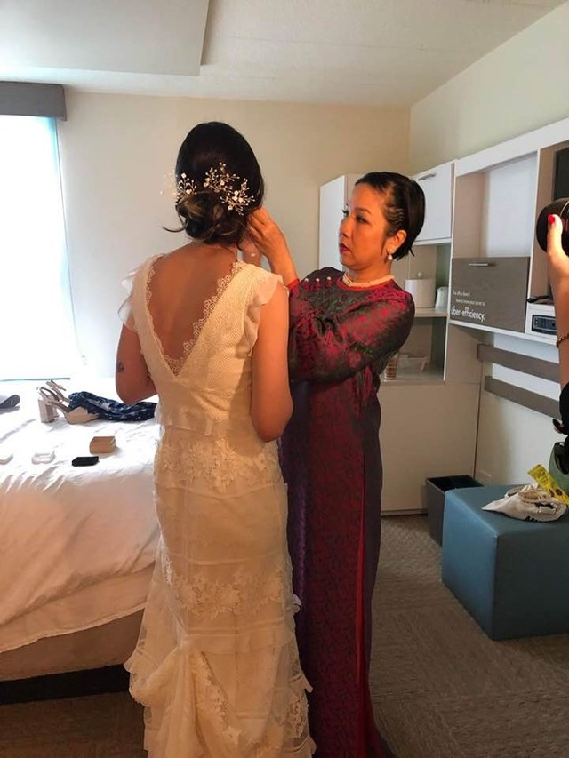 Đám cưới Anna Trương ở Mỹ: Ca sĩ Mỹ Linh rơi nước mắt trước cảnh cô dâu khiêu vũ cùng cha - Ảnh 1.