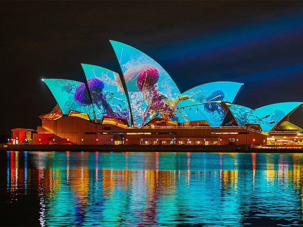 Lễ hội ánh sáng Vivid Sydney trở lại tại Australia - Ảnh 1.