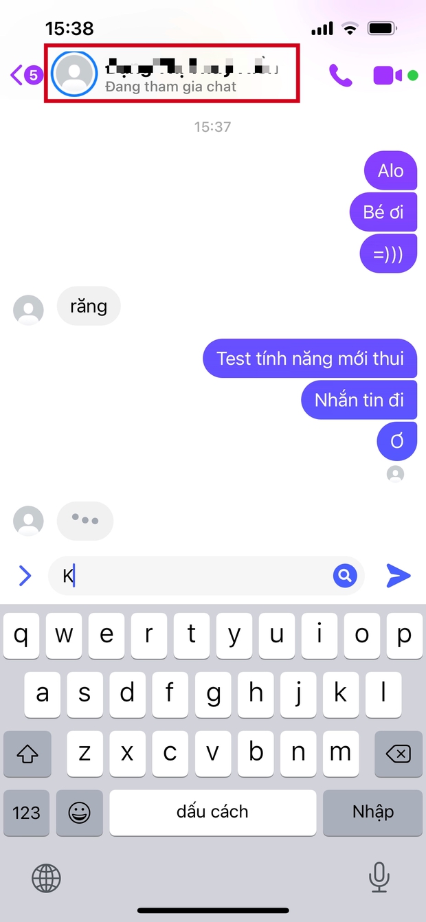 Messenger lại cập nhật thêm tính năng mới: Vào nick người yêu cũ mà thấy dòng này là hiểu ngay! - Ảnh 1.