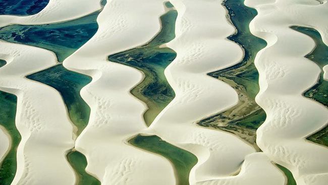 Kỳ ảo sa mạc đầy nước màu xanh ngọc bích như ở hành tinh khác: Không bão cát, nắng nóng mà chỉ có hồ nước đầy cá - Ảnh 4.