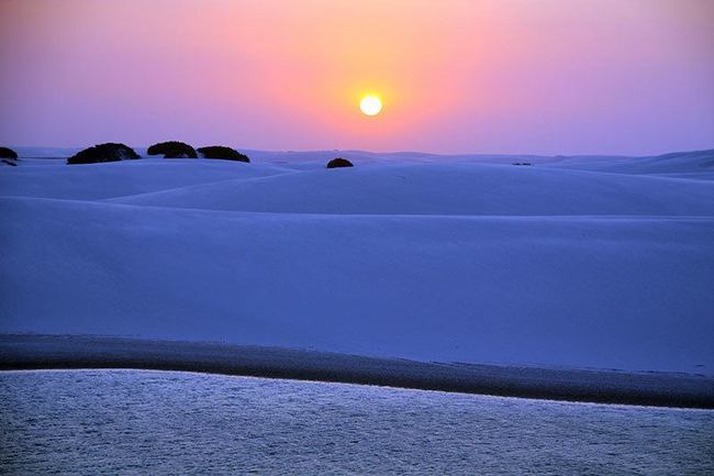 Magical desert full of jade green water like in another planet: No sandstorms, hot sun, but only a lake full of fish - Photo 6.