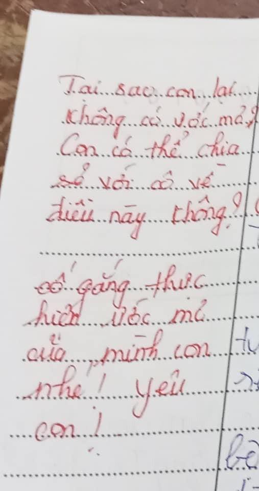 Học sinh viết về lý do không có ước mơ, cô giáo để lại lời phê khiến người đọc tan chảy - Ảnh 2.