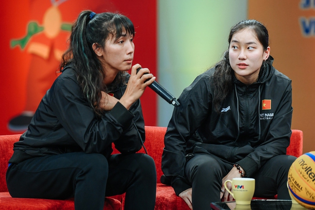 The Vietnamese women's 3x3 basketball team put a bare face on TV: Mist makeup is still beautiful despite, the best is Truong Thao Vy - Photo 5.