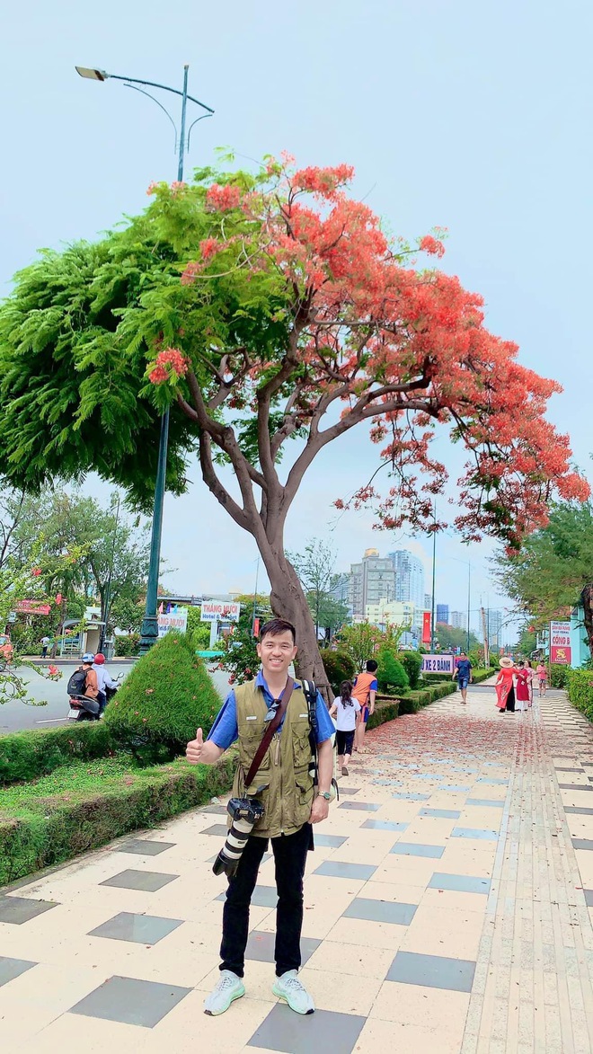Dân tình “bấn loạn” trước cây phượng hai màu đang “sốt xình xịch” ở Vũng Tàu, rủ nhau đến check-in rần rần - Ảnh 5. Dân tình “bấn loạn” trước cây phượng hai màu đang “sốt xình xịch” ở Vũng Tàu, rủ nhau đến check-in rần rần - Ảnh 5.