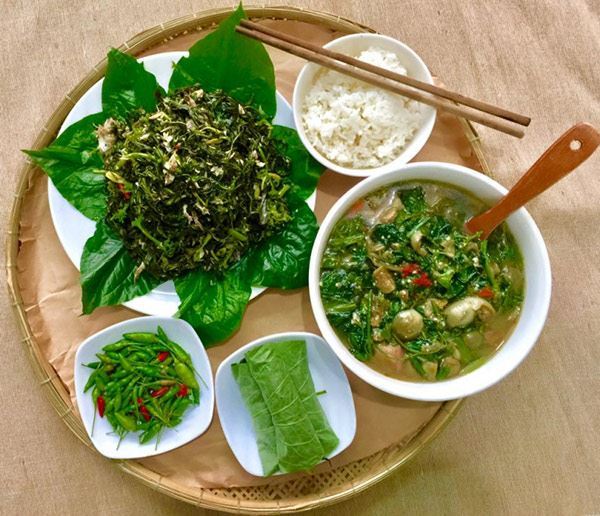 Cassava leaves cooked with ingredients that grow full of sugar are so delicious, easy to find, and surprisingly nutritious - Photo 5.
