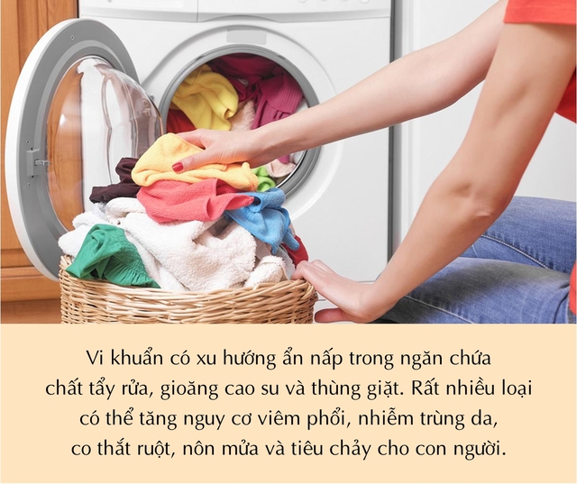 Sử dụng máy giặt hơn nửa năm, vi khuẩn vượt ngưỡng 80% đầy nguy hại: Ghi nhớ 2 cách vệ sinh sạch sẽ - Ảnh 1.