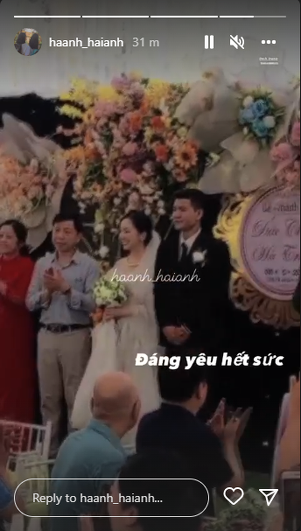 Toàn cảnh đám cưới ở quê của Hà Đức Chinh: Bàn tiệc dài dằng dặc, visual cô dâu chú rể ngất ngây - Ảnh 5.