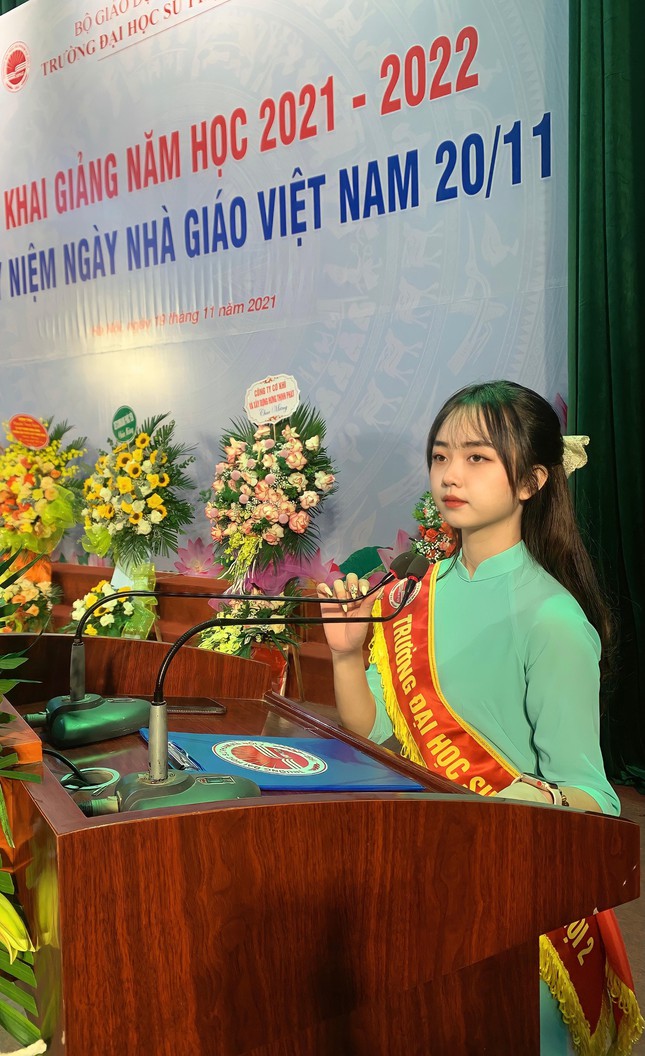 Nữ thủ lĩnh sinh viên xinh đẹp trường Sư phạm Hà Nội 2 cùng bảng thành tích vàng - Ảnh 6.