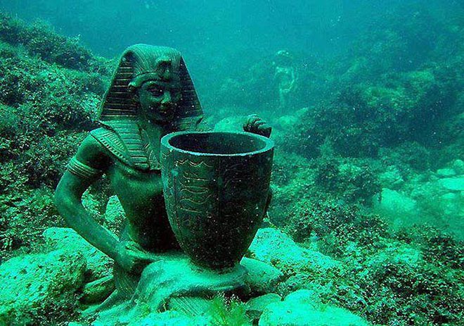 Ngắm nhìn tàn tích của thành phố Thonis-Heracleion, nơi huyền thoại Ai Cập ẩn mình dưới đại dương - Ảnh 4.