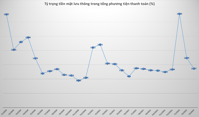  Có bao nhiêu tiền mặt đang lưu thông trong nền kinh tế?  - Ảnh 1.