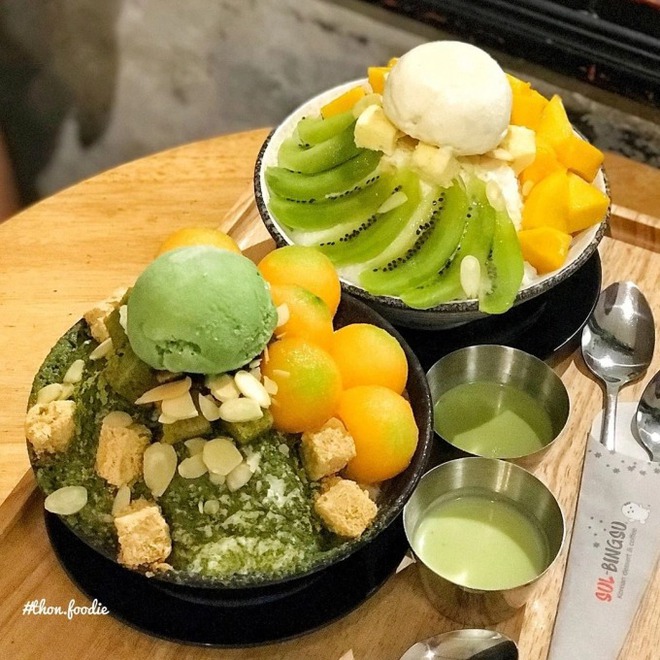 Giải nhiệt cho những ngày nắng nóng ở TP.HCM: Sáng bingsu, trưa kem lạnh, chiều sữa chua, tối trà dâu là chuẩn bài - Ảnh 1.