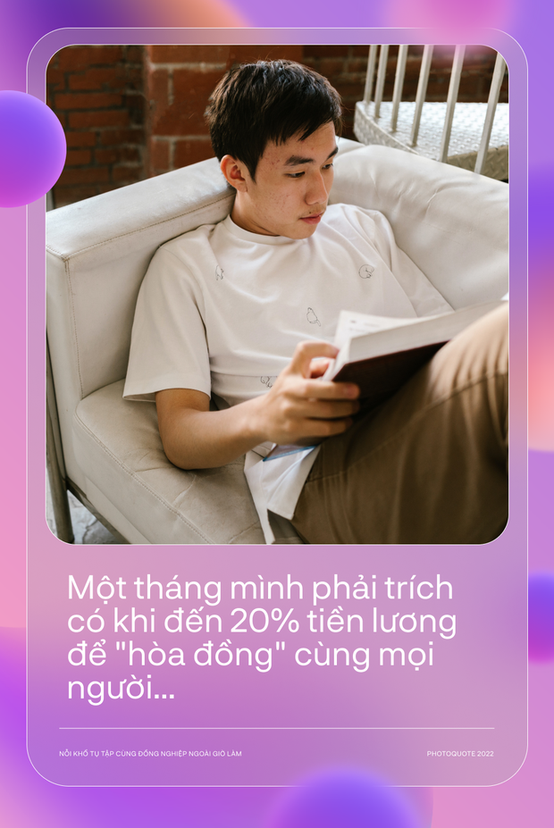 Đi làm mà sếp cứ rủ lê la sau giờ làm, không đi thì “chả nể team à”, còn đi thì “có lần tôi buộc phải chi 45% lương vì chiếc bill vài chục triệu” - Ảnh 1.