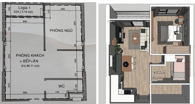 Căn hộ 40m2 của cặp vợ chồng và 2 con: Nhỏ xinh nhưng vẫn cực thoáng đãng, có nhiều khu giấu đồ độc đáo khiến ngôi nhà lúc nào cũng ngăn nắp - Ảnh 3.