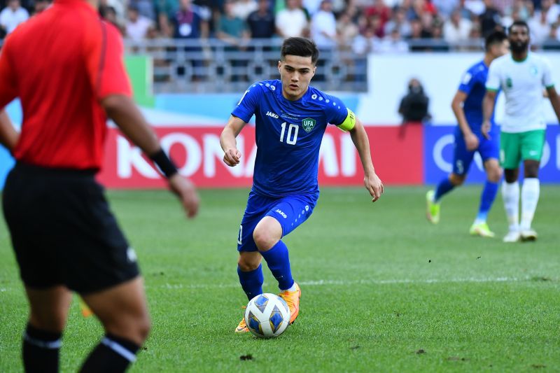 TRỰC TIẾP U23 Uzbekistan 0-1 U23 Ả Rập Xê Út: U23 Ả Rập Xê Út mở tỉ số bằng siêu phẩm - Ảnh 1. TRỰC TIẾP U23 Uzbekistan 0-1 U23 Ả Rập Xê Út: U23 Ả Rập Xê Út mở tỉ số bằng siêu phẩm - Ảnh 1.