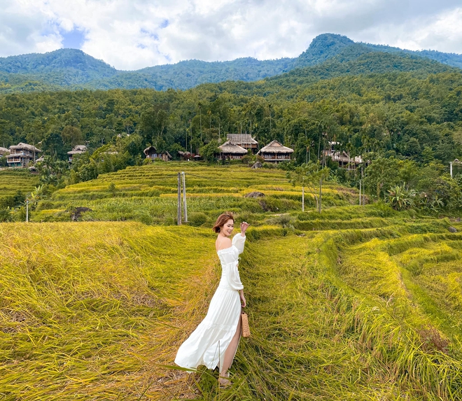 Pù Luông đang vào mùa lúa chín đẹp nhất trong năm: Nhất định phải đi vì góc nào đứng vào cũng rất thơ - Ảnh 9.