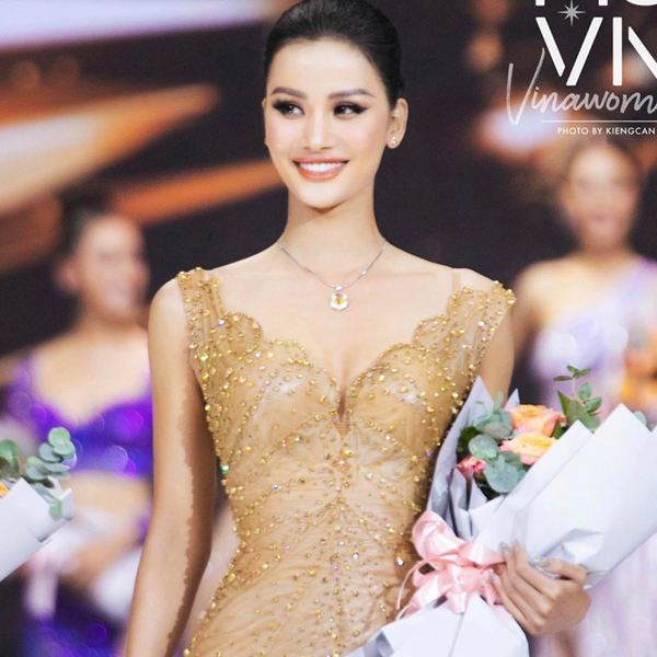 Nhan sắc người đẹp Gia Lai lọt top 5 Hoa hậu Hoàn vũ Việt Nam gây tranh cãi vì trình độ tiếng Anh - Ảnh 1.