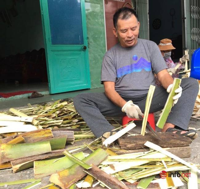 Làm tranh giấy đẹp độc đáo từ những tàu lá dừa - Ảnh 2.