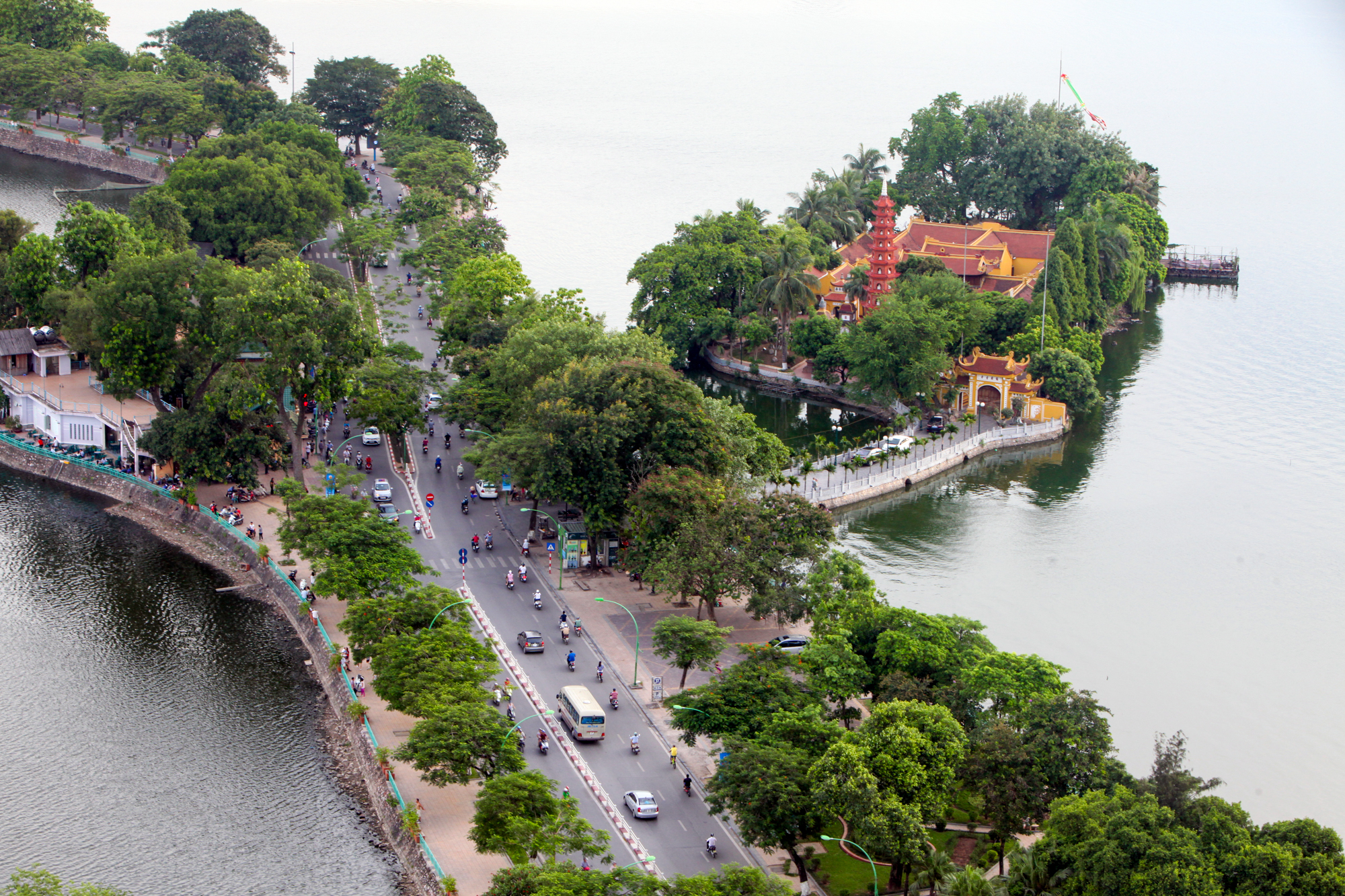 Những đảo đặc biệt ở Hà Nội: Nơi có tháp biểu tượng, nơi có chùa cổ nhất thủ đô - Ảnh 9.