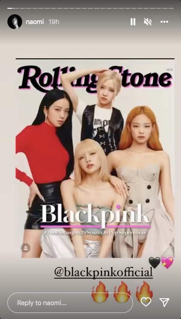 Siêu mẫu Naomi Campbell công khai ủng hộ BLACKPINK - Ảnh 1.