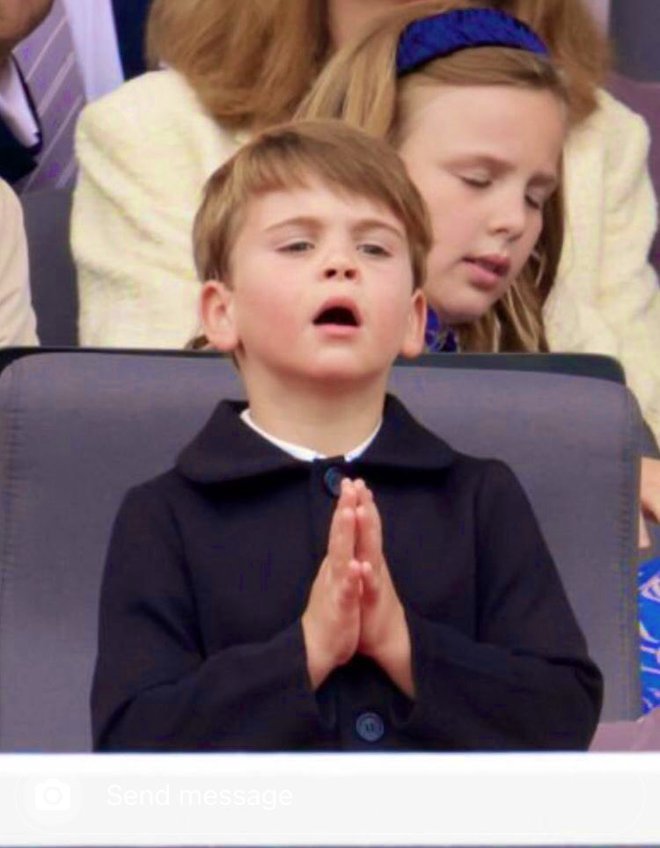 Hoàng tử bé Louis tiếp tục gây chú ý tại Đại lễ Bạch kim vì loạt biểu cảm cực dễ thương - Ảnh 6.