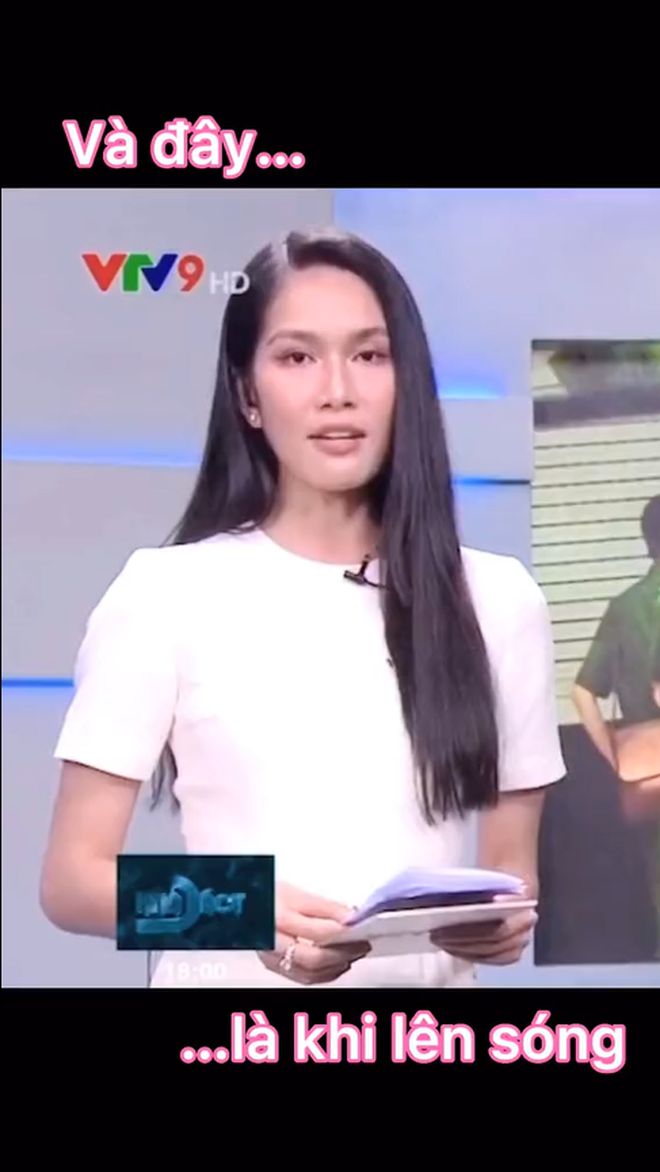  Một ngày đi làm của Á hậu học giỏi tại VTV  - Ảnh 7.