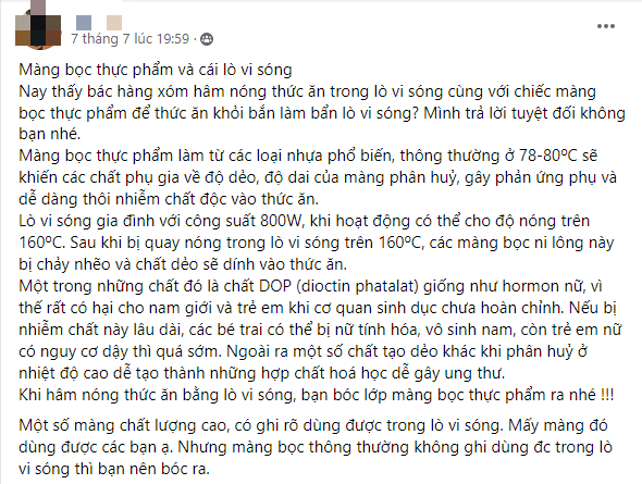 Có nên quay cả màng bọc thực phẩm với lò vì sóng? Rất nhiều người đang hiểu sai - Ảnh 1.