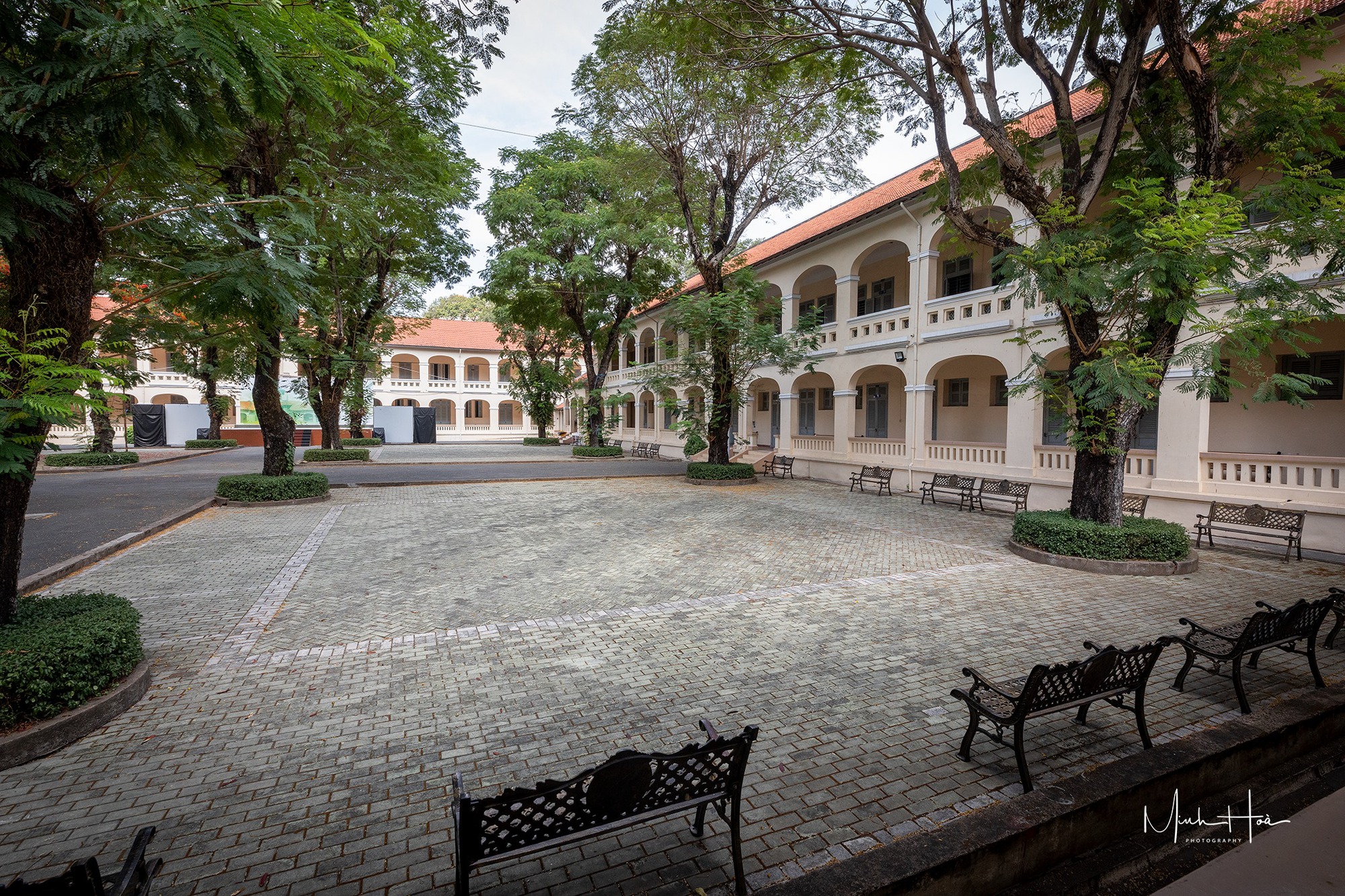 Kiến trúc độc đáo của ngôi trường gần 100 tuổi, nơi 2 vị nguyên Chủ tịch nước từng học  - Ảnh 3.