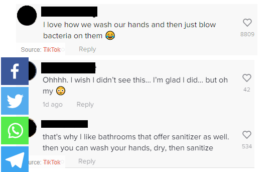 Có nên dùng máy sấy khô tay trong nhà vệ sinh? Thí nghiệm khiến nhiều người cân nhắc - Ảnh 6.