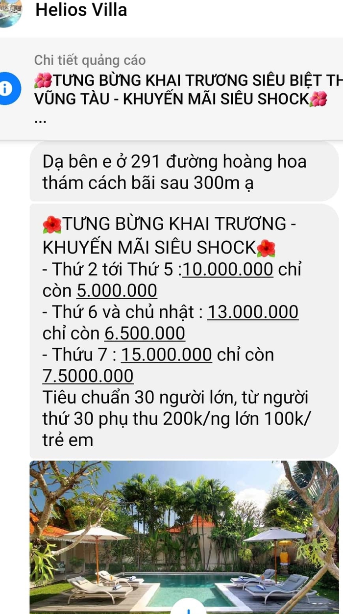 Khách đặt cọc qua mạng thuê Villa ở Vũng Tàu, đến nơi là dãy quán lẩu - Ảnh 3.