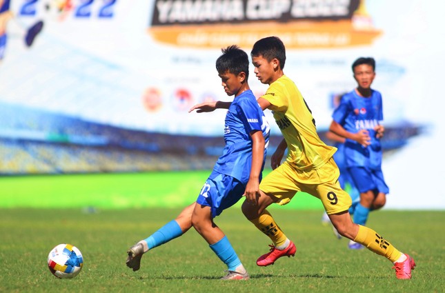 U13 SLNA và U13 Hà Nội tranh chức vô địch giải thiếu niên U13 toàn quốc 2022 - Ảnh 1.