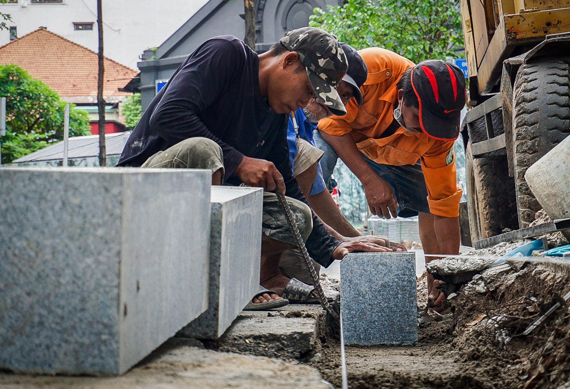 TP.HCM: Cận cảnh công trường biến khu vực hồ Con Rùa thành phố đi bộ  - Ảnh 4.