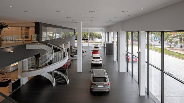 Bên trong showroom Audi lớn nhất Việt Nam: Vốn đầu tư hơn 140 tỷ đồng, rộng 9.000 m2, có cả khu sửa chữa dành riêng cho xe điện  - Ảnh 8.