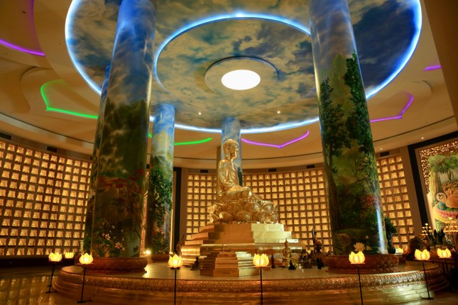 Đến Linh Phong tự, chiêm ngưỡng tượng Phật ngồi khổng lồ - Ảnh 3.