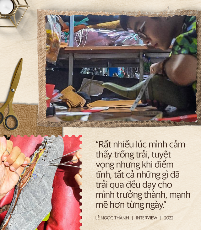 Từ chàng sinh viên bán giày hàng thùng đến thợ làm giày thủ công của 9X Tiền Giang: Từng tủi hổ trong căn phòng trọ 12m2, làm việc vặt kiếm tiền để nuôi giấc mơ lớn  - Ảnh 6.