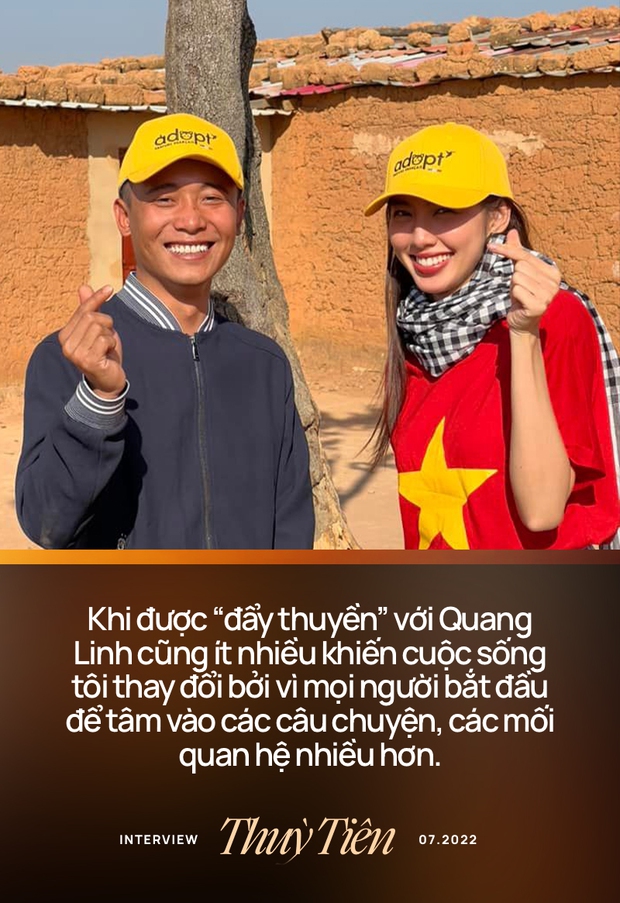 Phỏng vấn Hoa hậu Thuỳ Tiên sau chuyến từ thiện ở châu Phi: Tôi và anh Quang Linh chỉ là bạn - Ảnh 7.