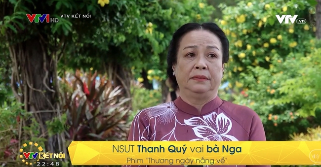 NSƯT Thanh Quý nghẹn giọng chia sẻ về tập cuối Thương ngày nắng về - Ảnh 1.