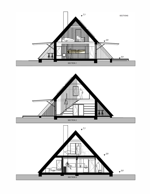 Cabin nghỉ dưỡng hình tam giác biệt lập giữa rừng thông - Ảnh 11.