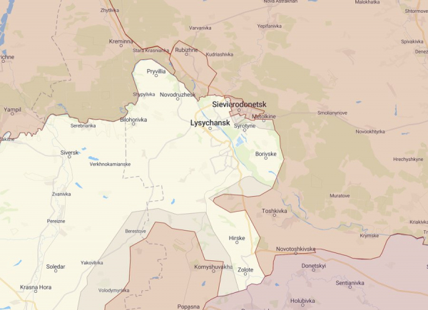 Nga bao vây hoàn toàn chốt chặn cuối cùng của Ukraine tại Lugansk - Ảnh 1.