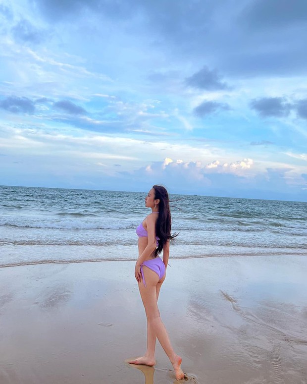 Lương Thanh diện áo tắm tôn dáng gợi cảm, con gái NSND Trần Nhượng nóng bỏng với bikini - Ảnh 7.