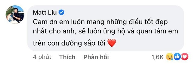 Nóng: Hoa hậu Hương Giang công bố đã chia tay, Matt Liu hứa vẫn quan tâm em trên con đường sắp tới  - Ảnh 2.