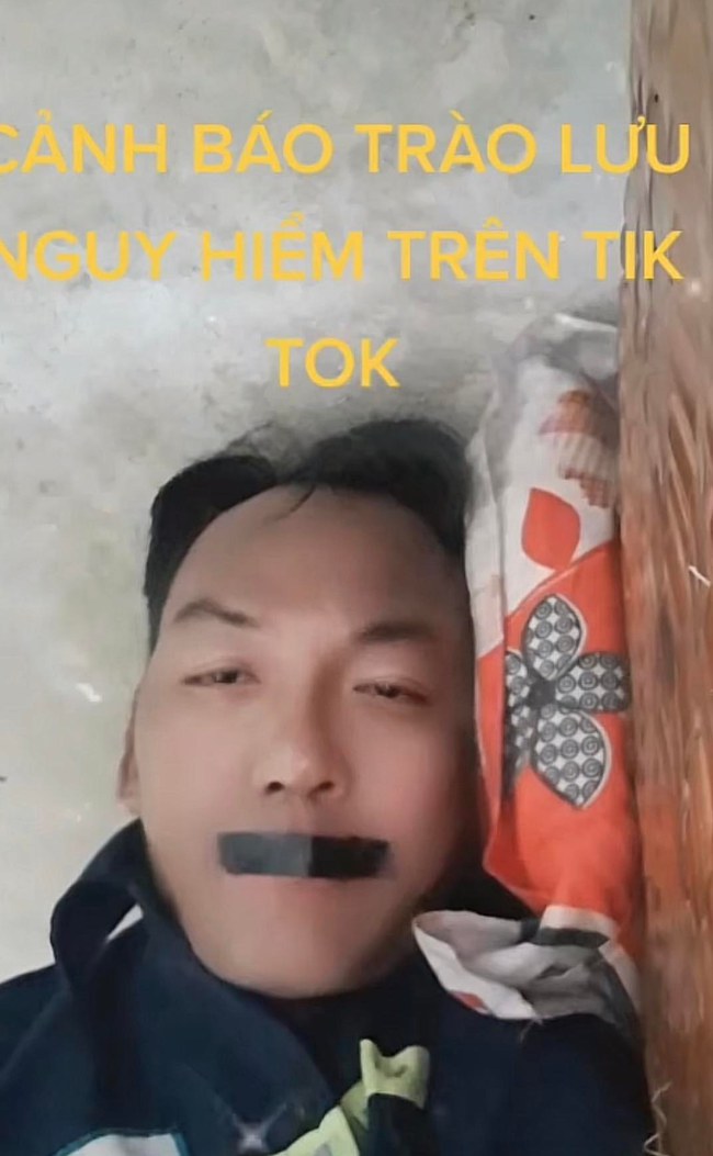 Cảnh báo trào lưu nguy hiểm trên Tiktok: Dán băng keo vào miệng mong ngủ ngon, không ngáy - Ảnh 4.