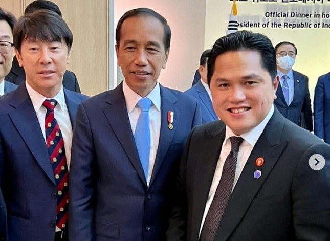 HLV Shin Tae-yong kể khổ với Tổng thống Indonesia - Ảnh 3.