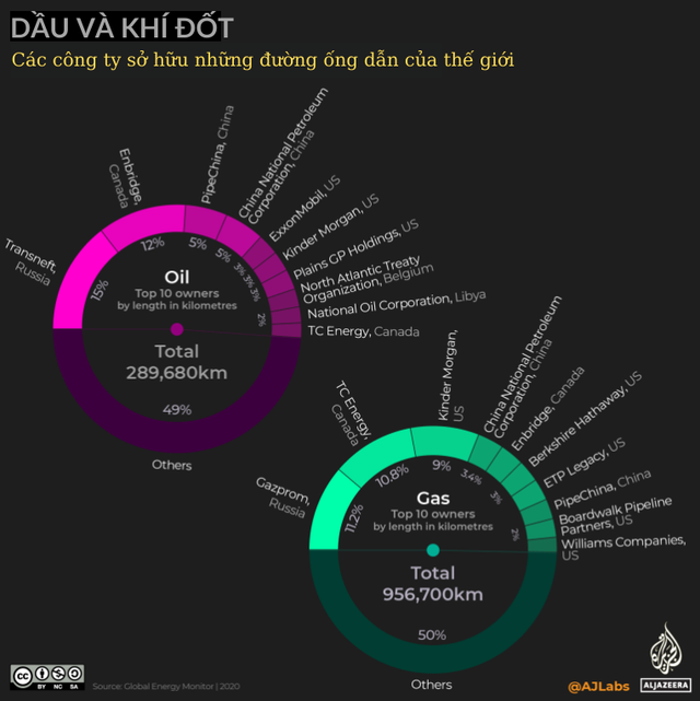  Bản đồ các đường ống dẫn dầu và khí đốt trên toàn cầu: Gấp 30 lần chu vi trái đất - Ảnh 3.