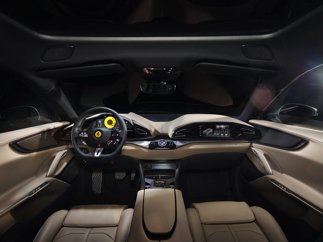 Ferrari ra mắt SUV đầu tiên Purosangue: Cửa mở kiểu Rolls-Royce, 4 ghế đơn, táp lô tách đôi - Ảnh 5.