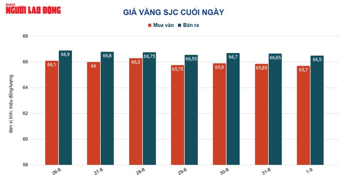 Giá vàng hôm nay 2-9: Vàng thế giới bị phá vỡ ngưỡng 1.700 USD/ounce - Ảnh 1.