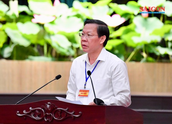 Tổng Bí thư Nguyễn Phú Trọng thăm và làm việc với Thành ủy TPHCM - Ảnh 6.
