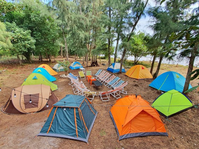 Khu cắm trại Cần Giờ nổi tiếng với dân TP.HCM vì có nhiều hoạt động vui chơi thư giãn - Ảnh 8.