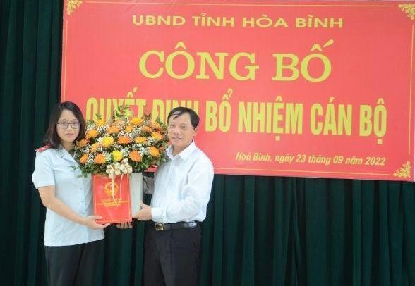 Bổ nhiệm Phó Chánh thanh tra tỉnh Hòa Bình - Ảnh 1.